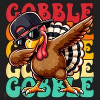 Thanksgiving Pilgrim Turkey Day Gobble Hat thumb 2