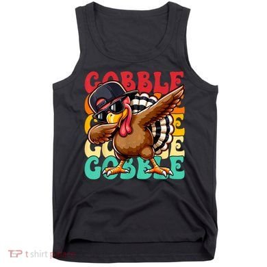 Thanksgiving Pilgrim Turkey Day Gobble Tank Top