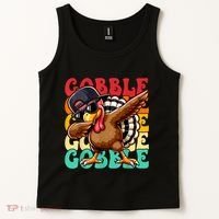 Thanksgiving Pilgrim Turkey Day Gobble Tank Top thumb 2