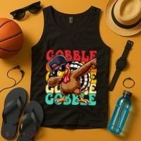 Thanksgiving Pilgrim Turkey Day Gobble Tank Top thumb 4
