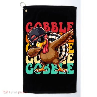 Thanksgiving Pilgrim Turkey Day Gobble Golf Towel