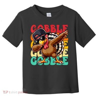 Thanksgiving Pilgrim Turkey Day Gobble Toddler T-Shirt