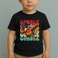 Thanksgiving Pilgrim Turkey Day Gobble Toddler T-Shirt thumb 2