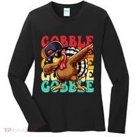 Thanksgiving Pilgrim Turkey Day Gobble Women's Long Sleeve Shirt thumb 0