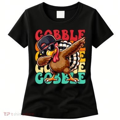 Thanksgiving Pilgrim Turkey Day Gobble Women's T-Shirt