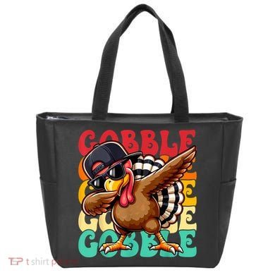 Thanksgiving Pilgrim Turkey Day Gobble Tote Bag