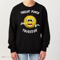 Throat Punch Thursday Sarcastic Cute Gift Women's Sweatshirt thumb 0