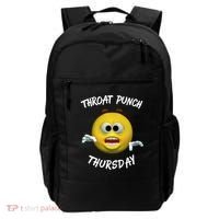 Throat Punch Thursday Sarcastic Cute Gift Backpack thumb 0