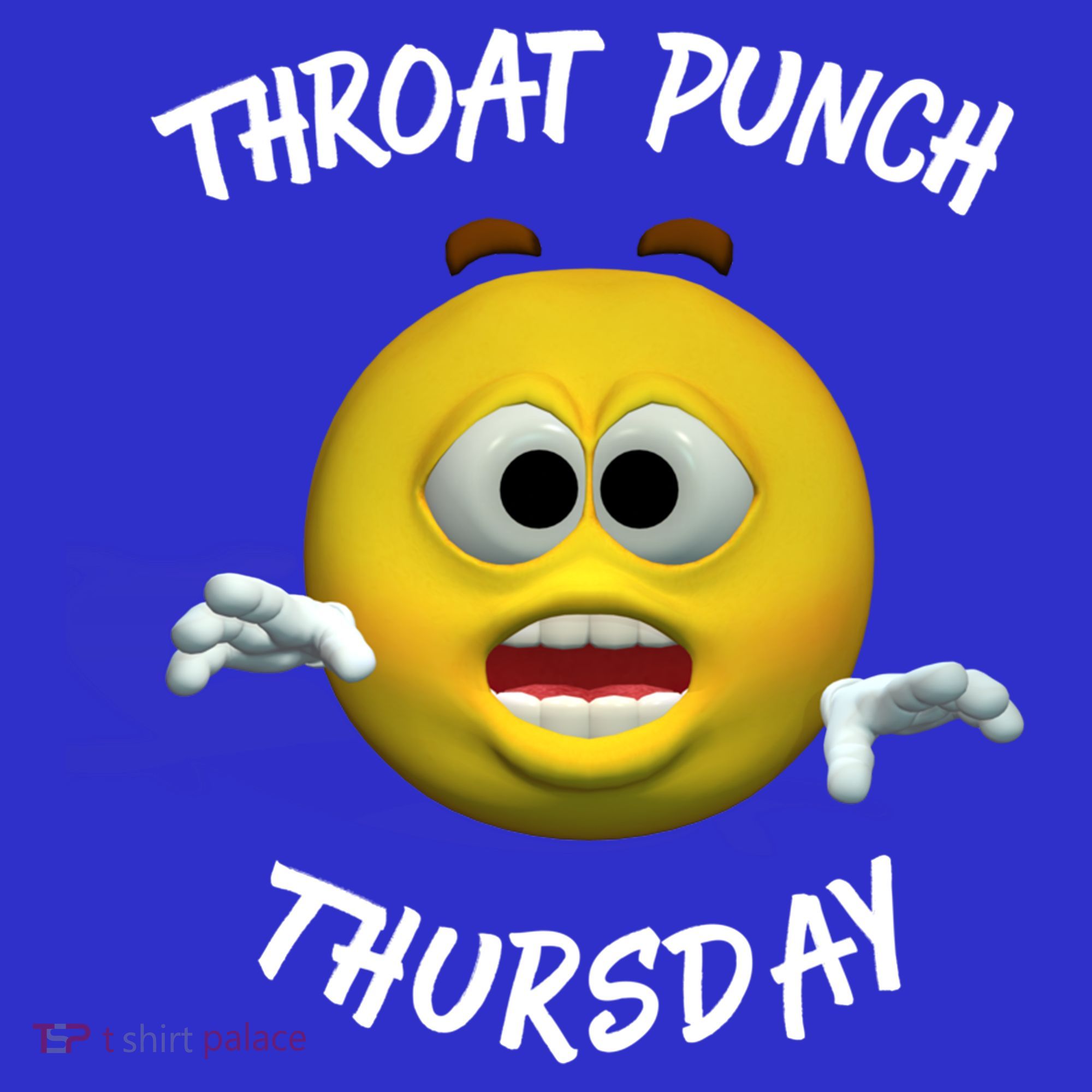 Throat Punch Thursday Sarcastic Cute Gift Polo