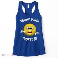 Throat Punch Thursday Sarcastic Cute Gift Women's Tank Top thumb 0