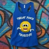Throat Punch Thursday Sarcastic Cute Gift Women's Tank Top thumb 3