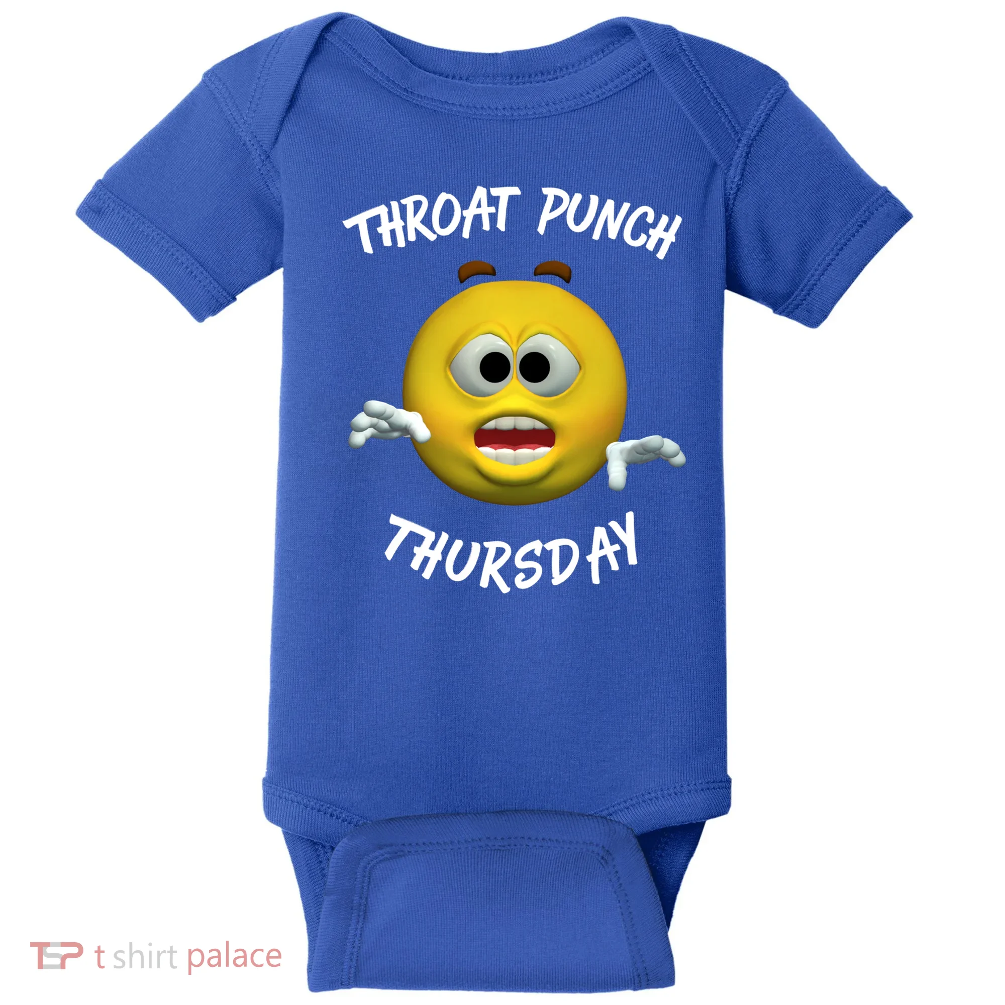 Throat Punch Thursday Sarcastic Cute Gift Baby Bodysuit