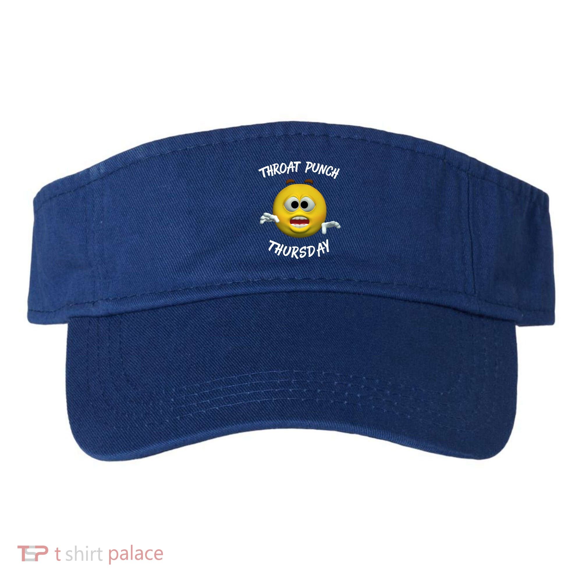 Throat Punch Thursday Sarcastic Cute Gift Visor