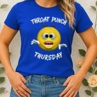 Throat Punch Thursday Sarcastic Cute Gift Women's T-Shirt thumb 2