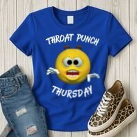 Throat Punch Thursday Sarcastic Cute Gift Women's T-Shirt thumb 3