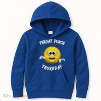 Throat Punch Thursday Sarcastic Cute Gift Kids Hoodie thumb 0