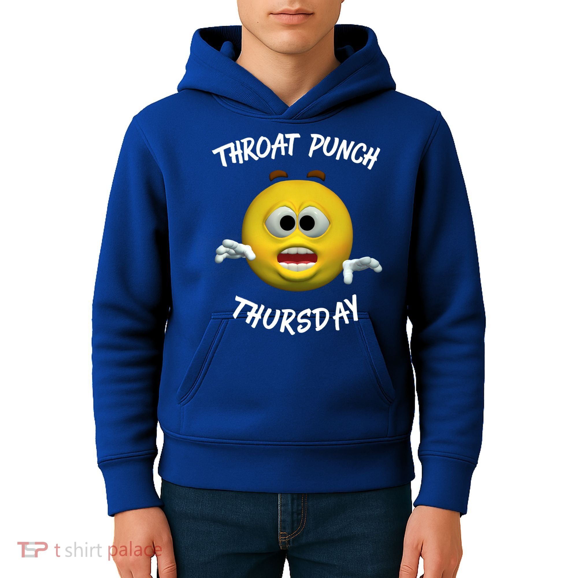 Throat Punch Thursday Sarcastic Cute Gift Kids Hoodie