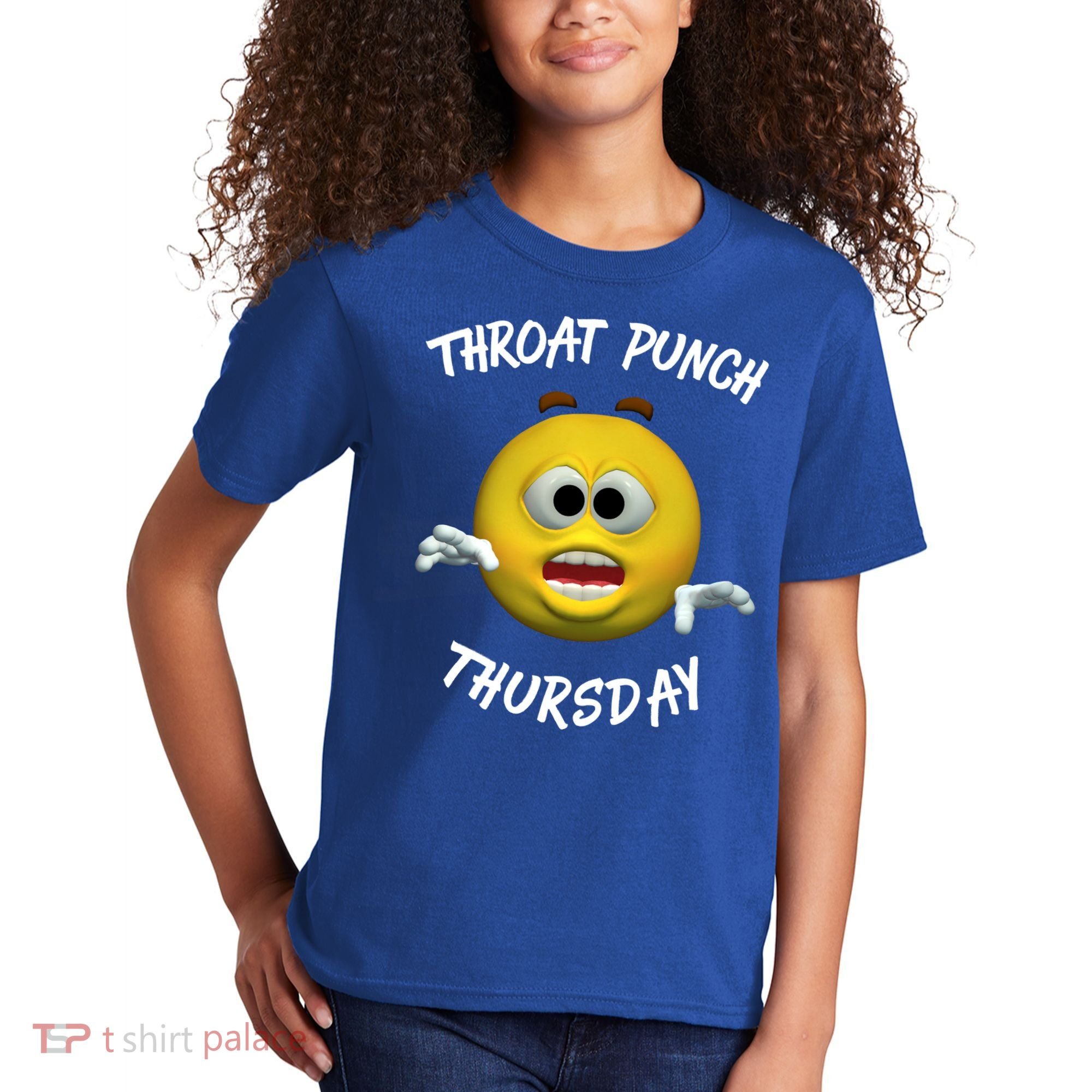 Throat Punch Thursday Sarcastic Cute Gift Kids T-Shirt