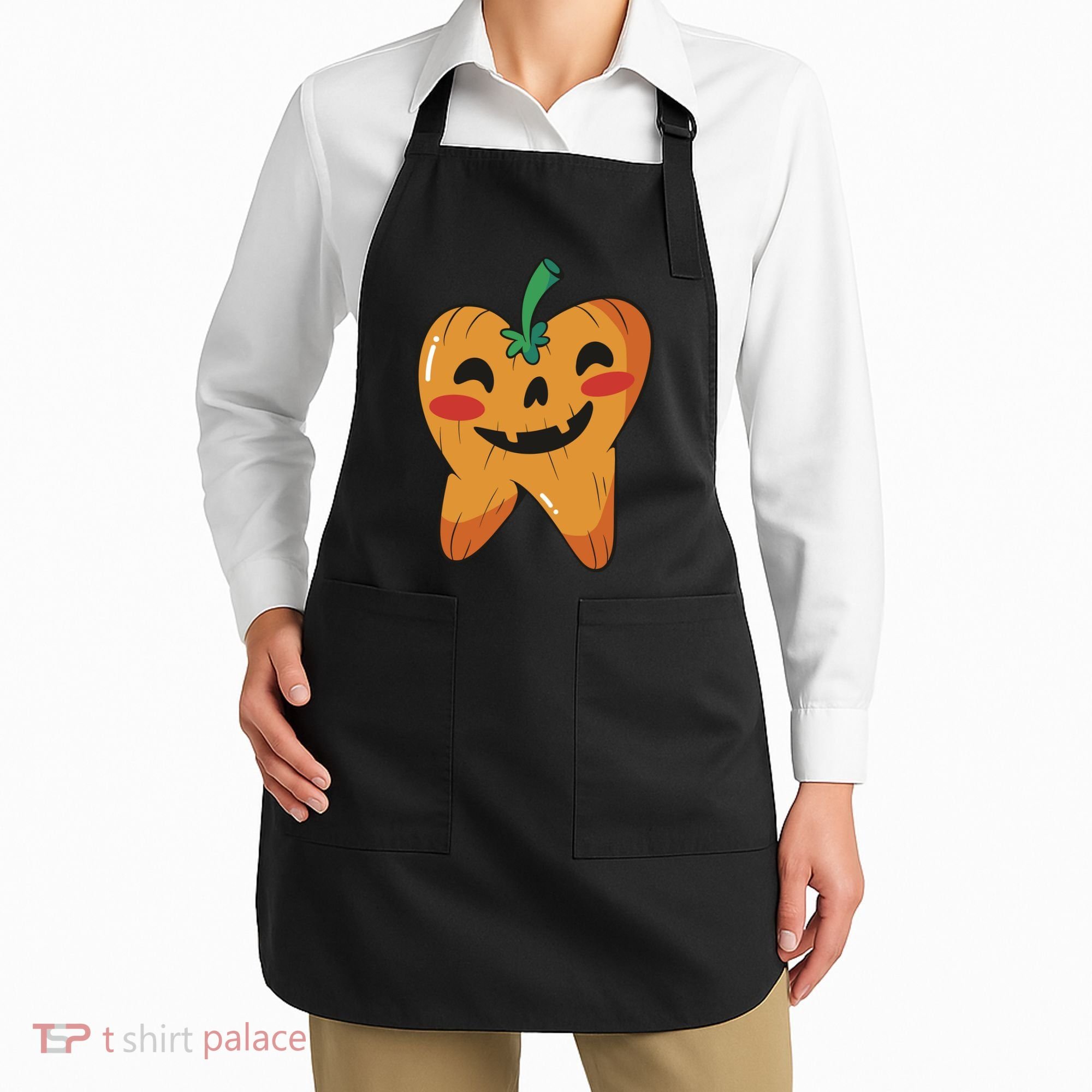 Tooth Pumpkin Apron