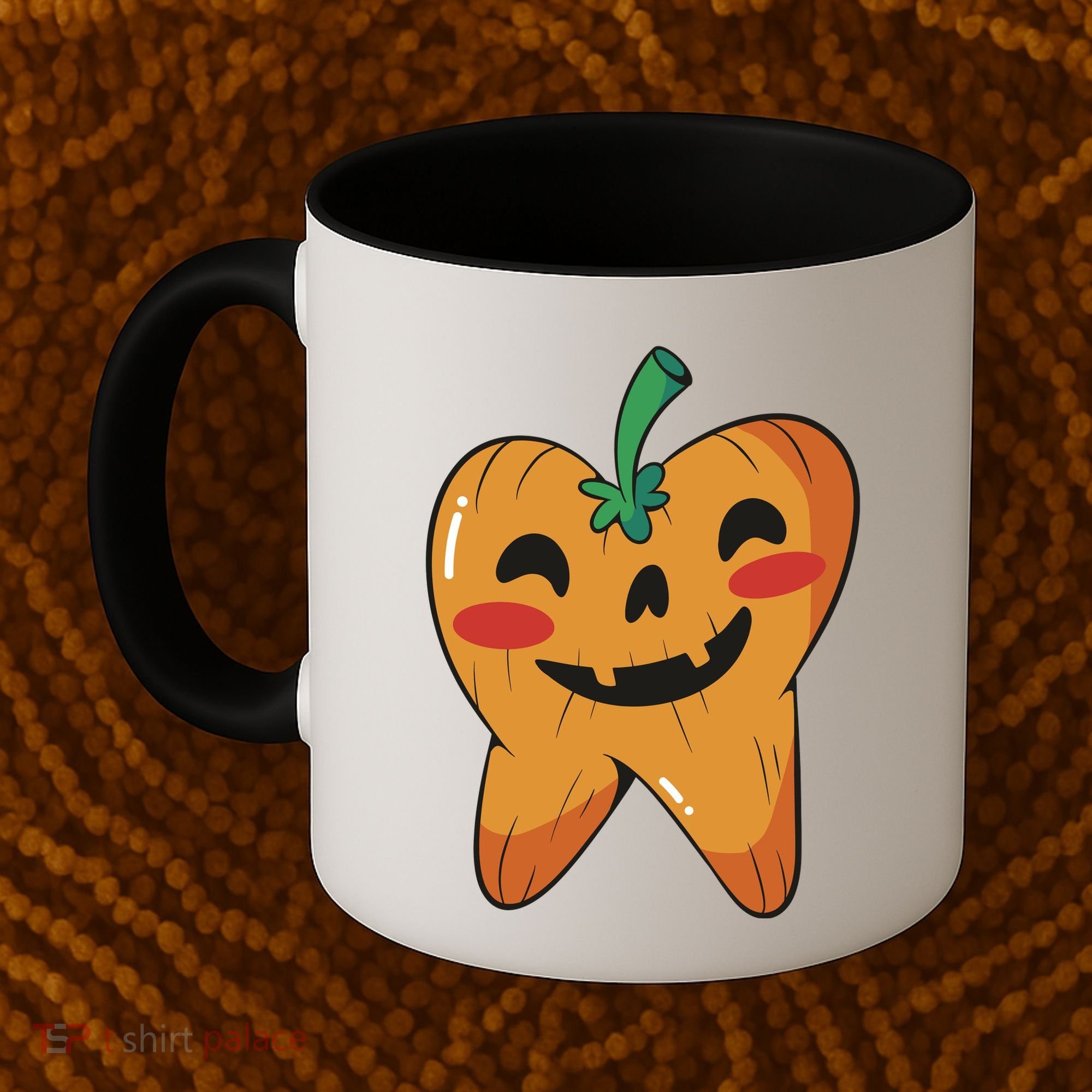 Tooth Pumpkin Coffee Mug