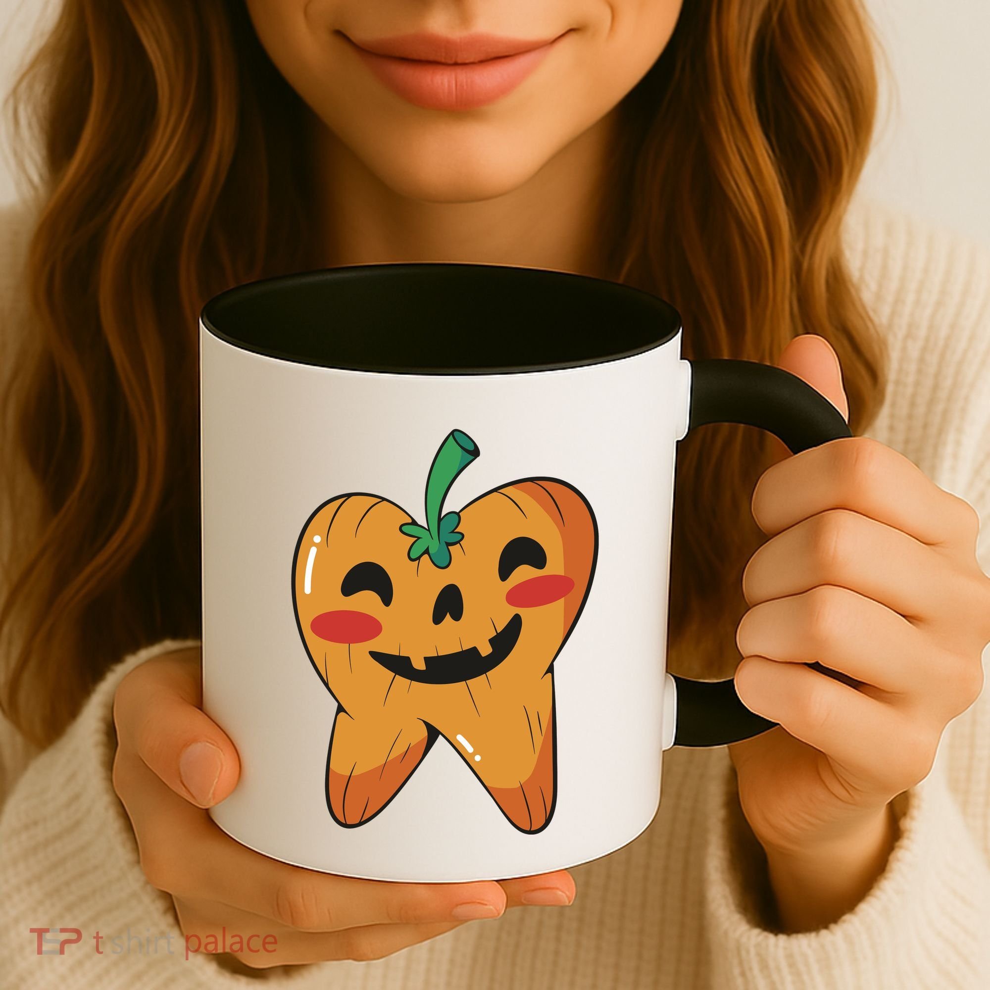 Tooth Pumpkin Coffee Mug
