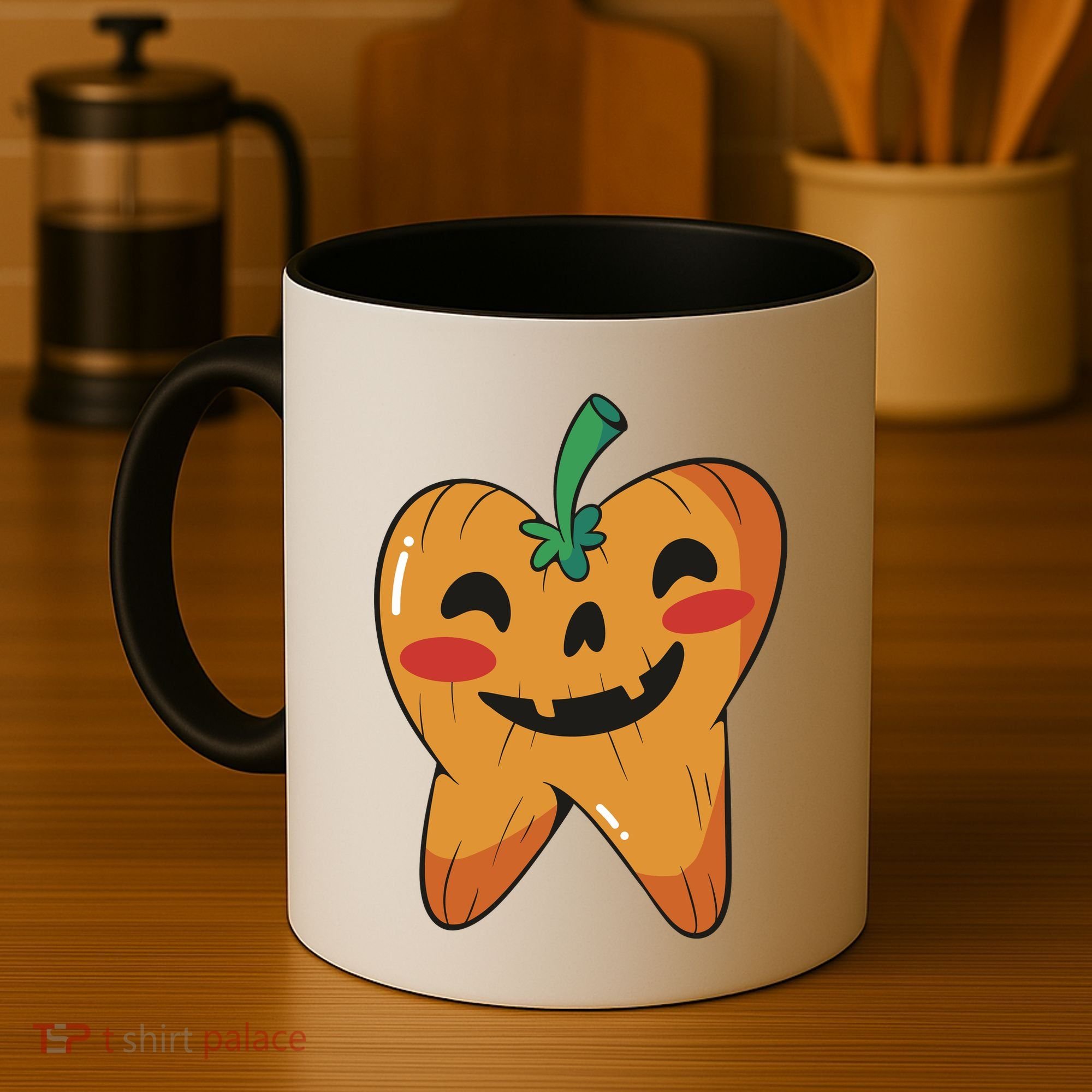 Tooth Pumpkin Coffee Mug
