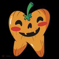 Tooth Pumpkin Women's Hoodie thumb 2