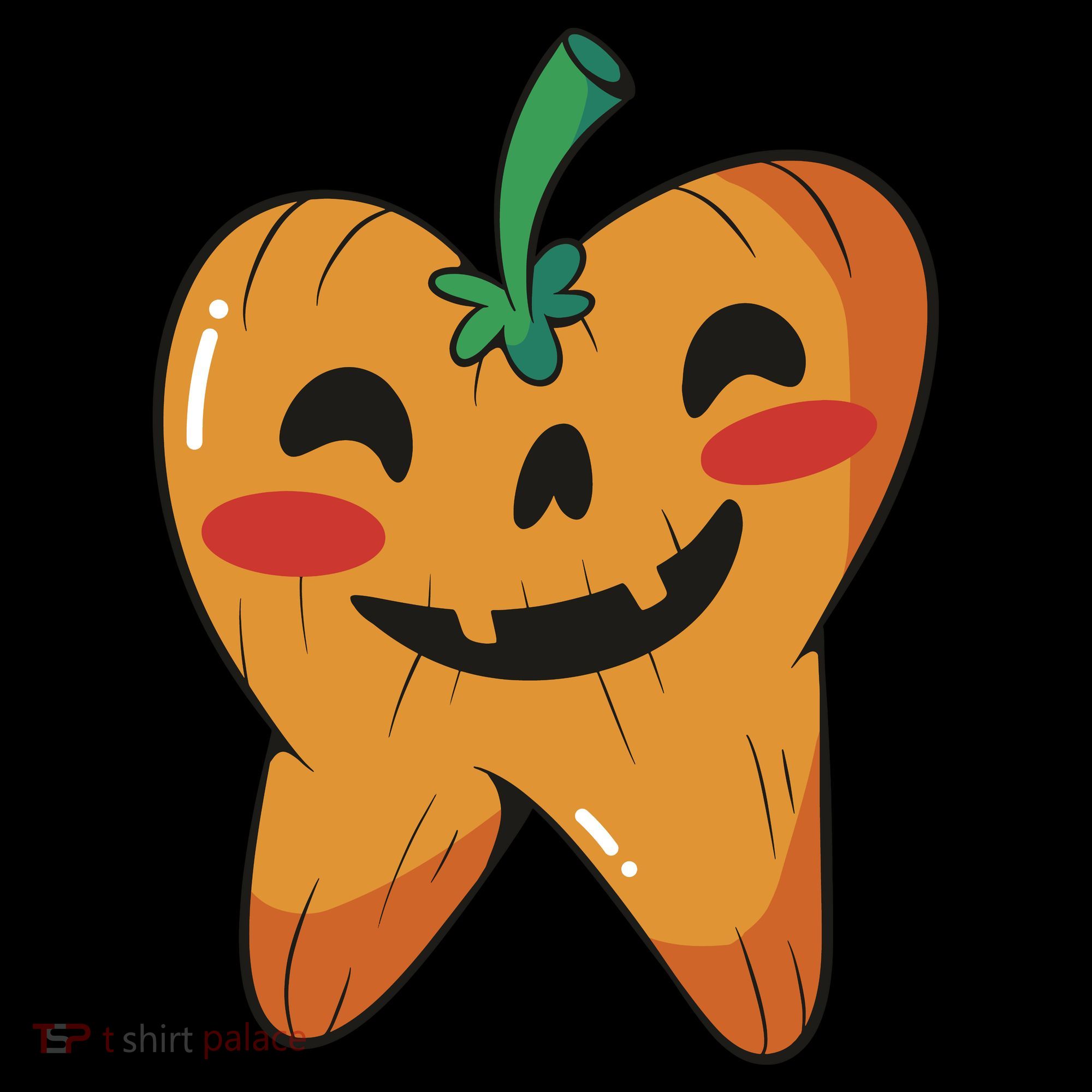 Tooth Pumpkin Ornament