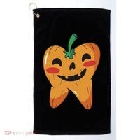 Tooth Pumpkin Golf Towel thumb 0