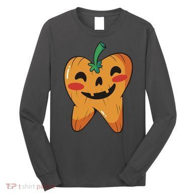 Tooth Pumpkin Long Sleeve Shirt