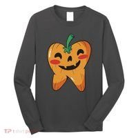 Tooth Pumpkin Long Sleeve Shirt thumb 0