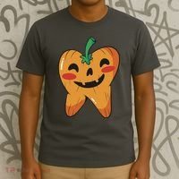 Tooth Pumpkin T-Shirt thumb 3