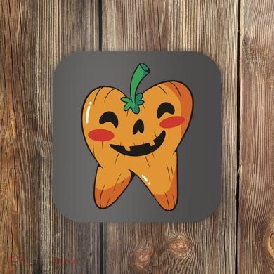 Tooth Pumpkin Coaster