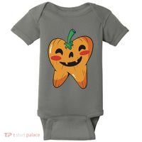 Tooth Pumpkin Baby Bodysuit thumb 0