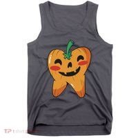 Tooth Pumpkin Tank Top thumb 0