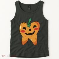 Tooth Pumpkin Tank Top thumb 2