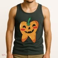 Tooth Pumpkin Tank Top thumb 3