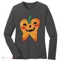 Tooth Pumpkin Women's Long Sleeve Shirt thumb 0