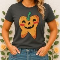 Tooth Pumpkin Women's T-Shirt thumb 2