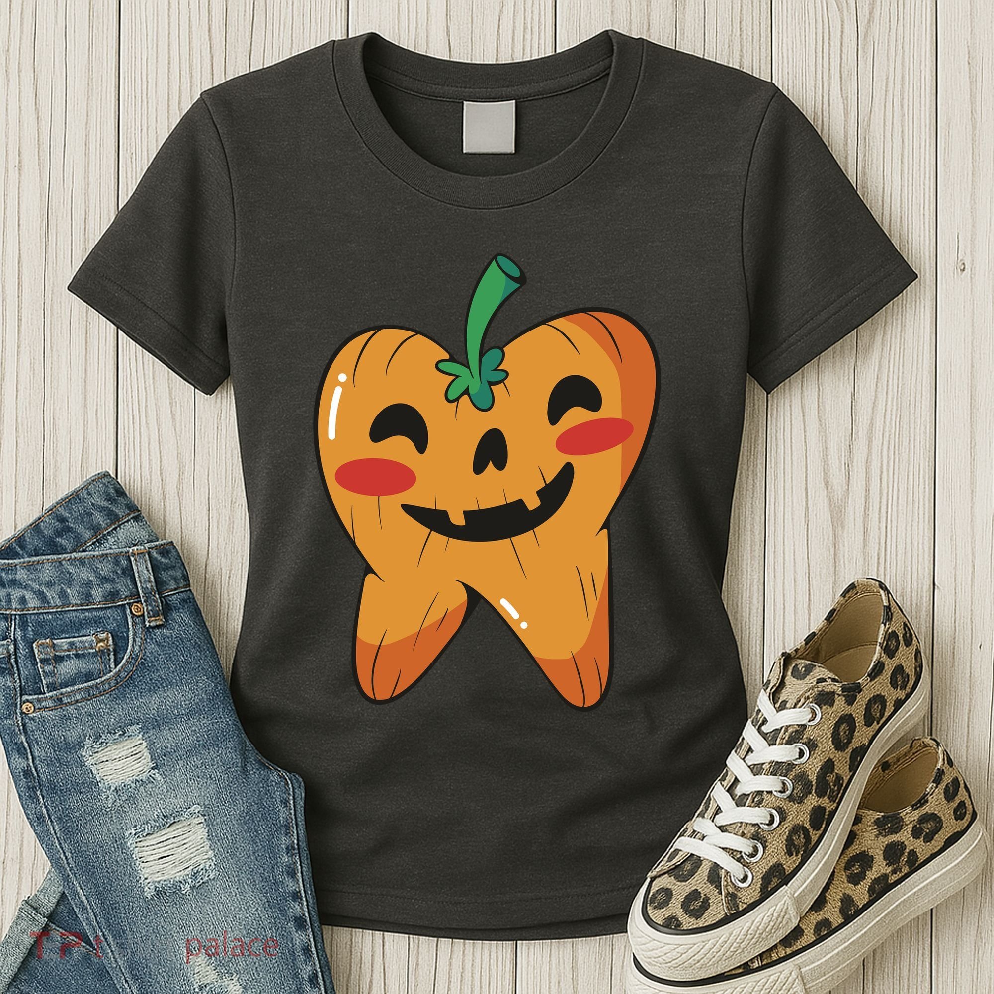 Tooth Pumpkin Women's T-Shirt