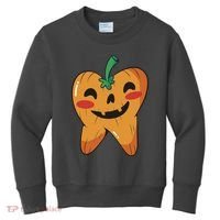 Tooth Pumpkin Kids Sweatshirt thumb 0
