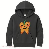 Tooth Pumpkin Kids Hoodie thumb 0