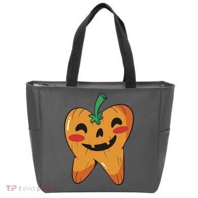 Tooth Pumpkin Tote Bag