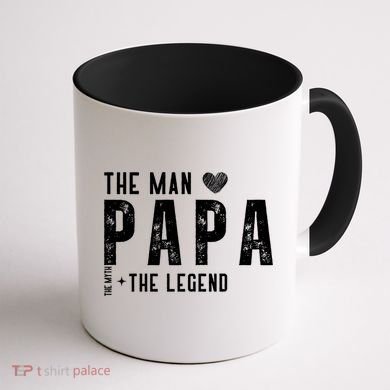 The Papa The Myth The Legend Fathers Day Gift Coffee Mug back