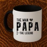 The Papa The Myth The Legend Fathers Day Gift Coffee Mug thumb 2