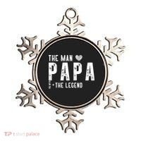 The Papa The Myth The Legend Fathers Day Gift Ornament thumb 0