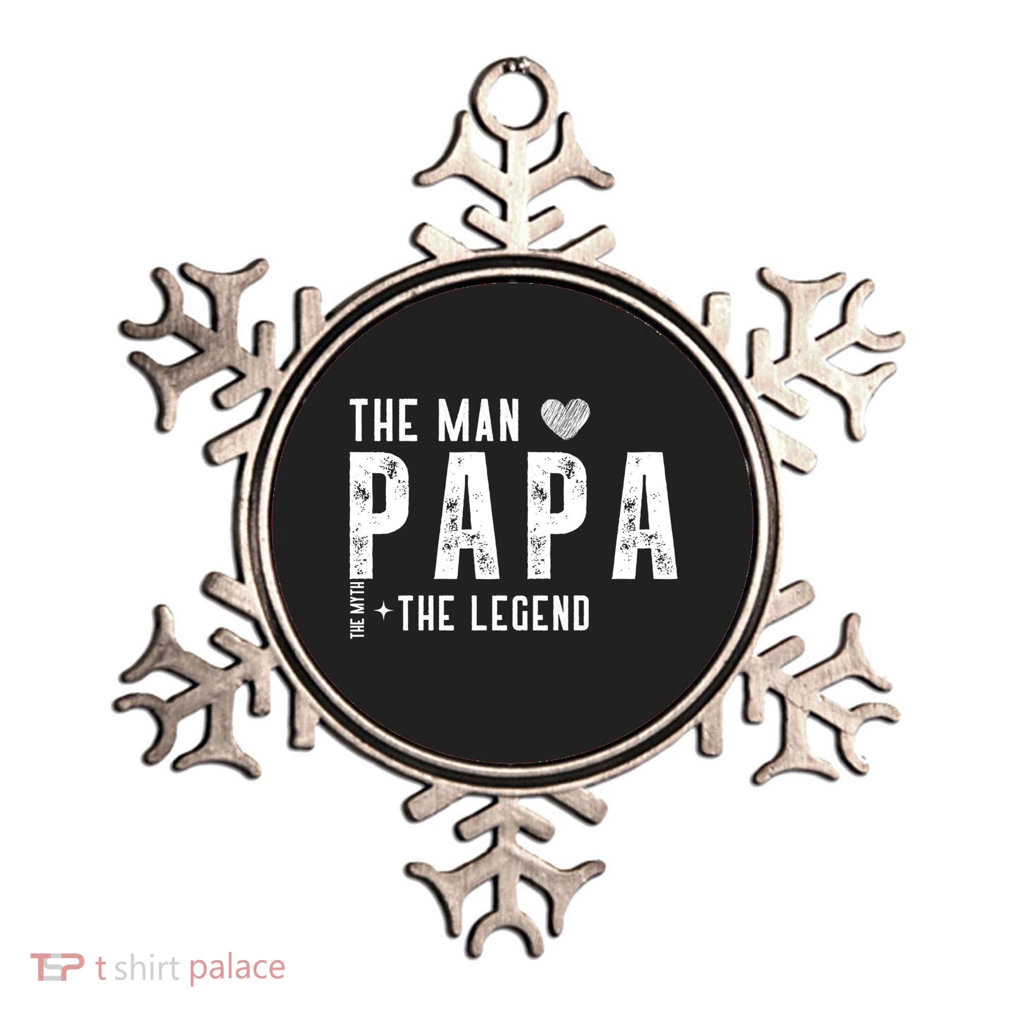 The Papa The Myth The Legend Fathers Day Gift Ornament