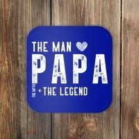 The Papa The Myth The Legend Fathers Day Gift Coaster thumb 0