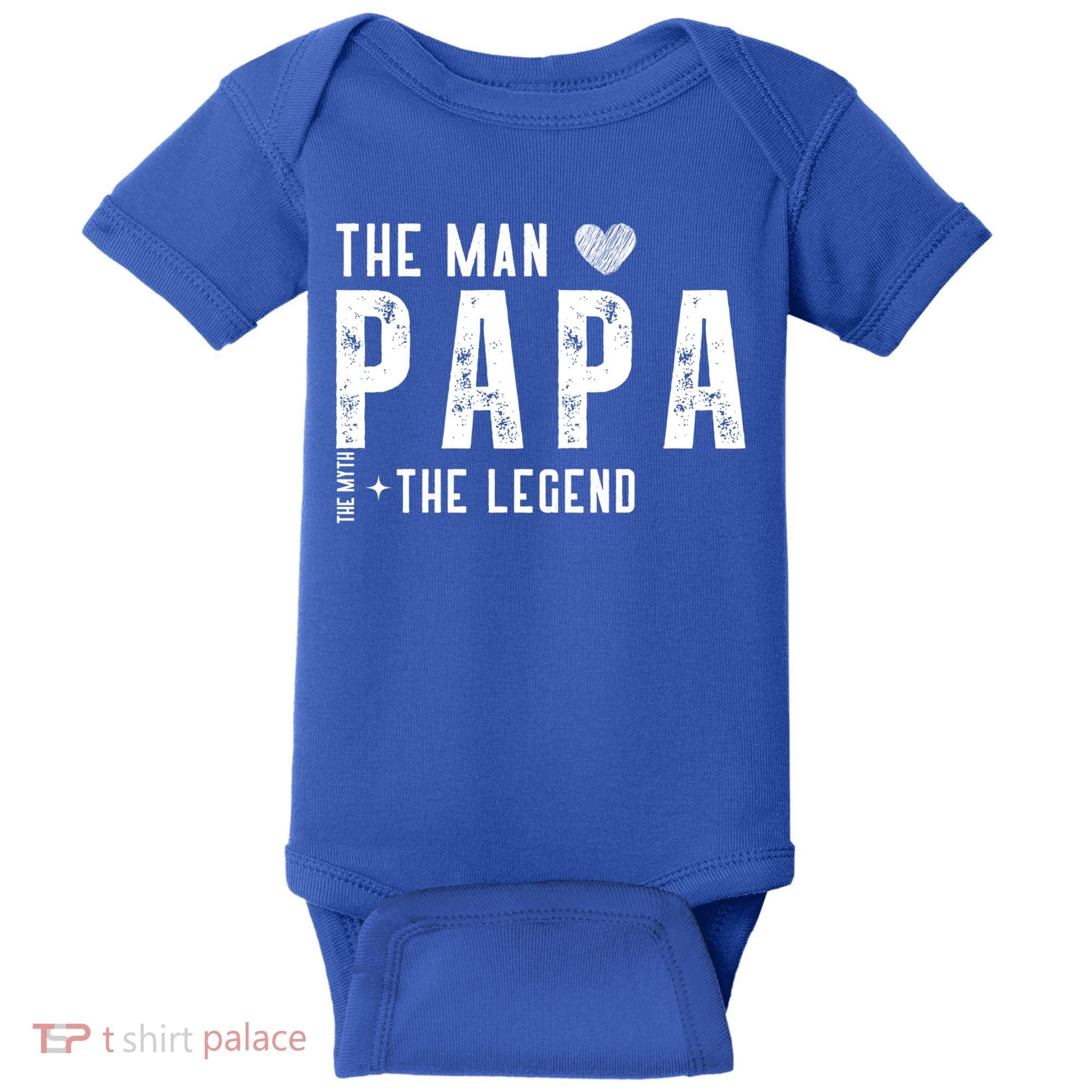 The Papa The Myth The Legend Fathers Day Gift Baby Bodysuit