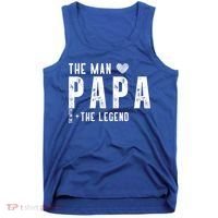 The Papa The Myth The Legend Fathers Day Gift Tank Top thumb 0